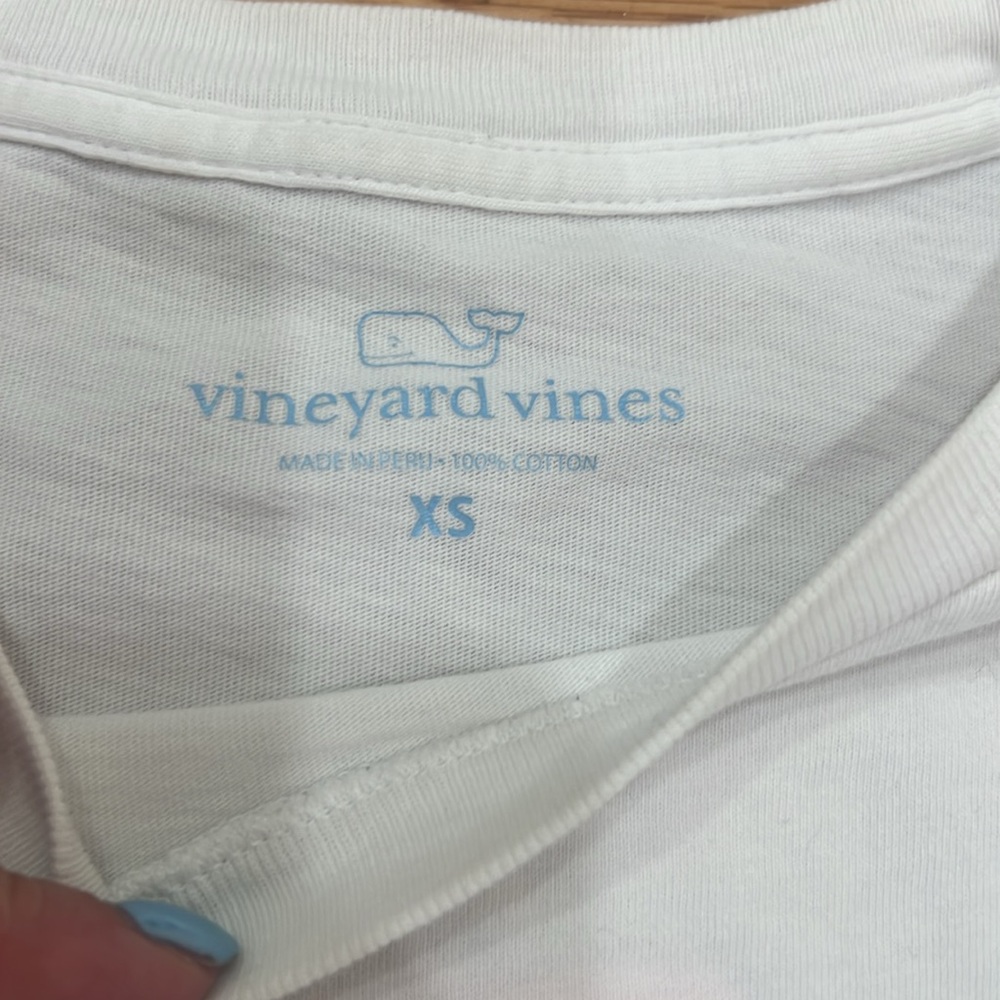 Vineyard Vines White Long Sleeve Shirt - Picture 5 of 8